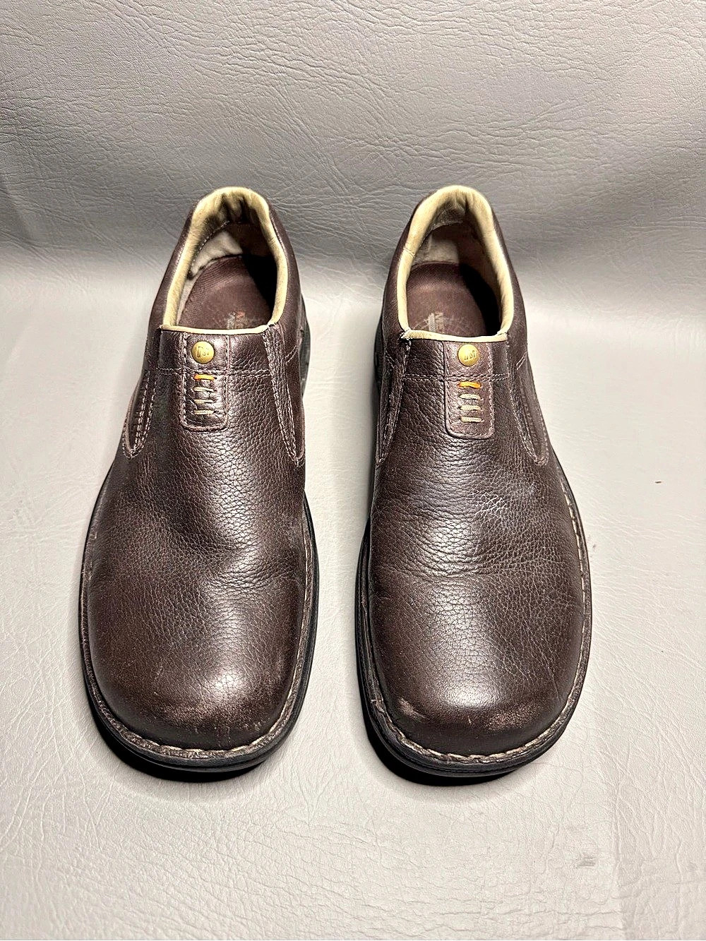 Merrell World Legend Stollen J45051 Men’s Size 8 Pebbled Brown Leather Loafers